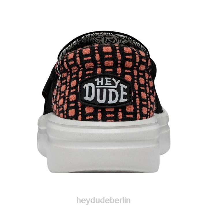 nebliger Aufstieg Hey Dude Frauen 8JFX223 Schuhe schwarze Handfläche