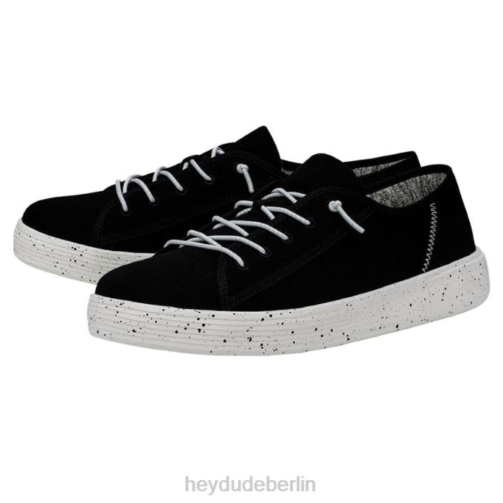 Cody Sport-Mesh Hey Dude Frauen 8JFX220 Schuhe Schwarz