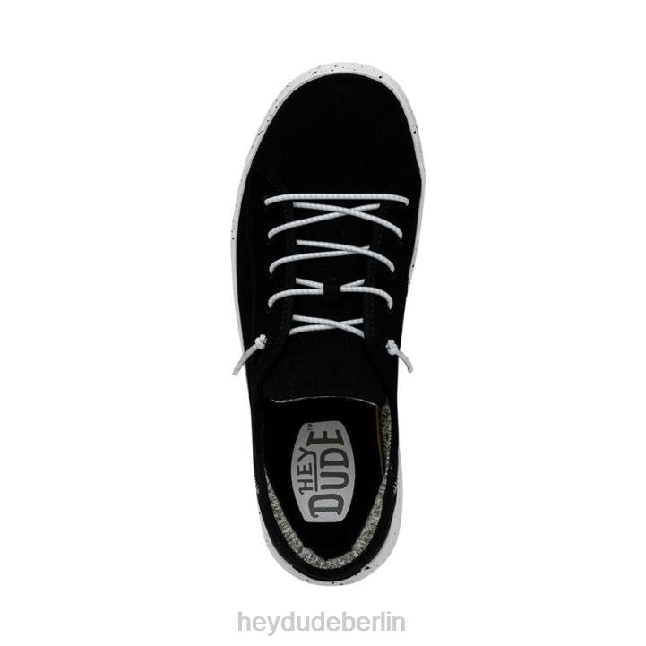 Cody Sport-Mesh Hey Dude Frauen 8JFX220 Schuhe Schwarz