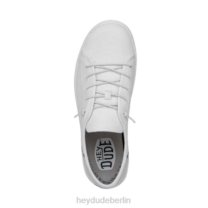 Cody Sport-Mesh Hey Dude Frauen 8JFX242 Schuhe Weiß