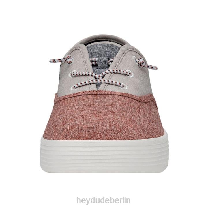 Conway-Handwerk Hey Dude Frauen 8JFX234 Schuhe rot Weiß Blau