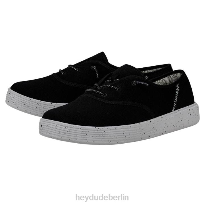 Conway Sport-Mesh Hey Dude Frauen 8JFX235 Schuhe Schwarz
