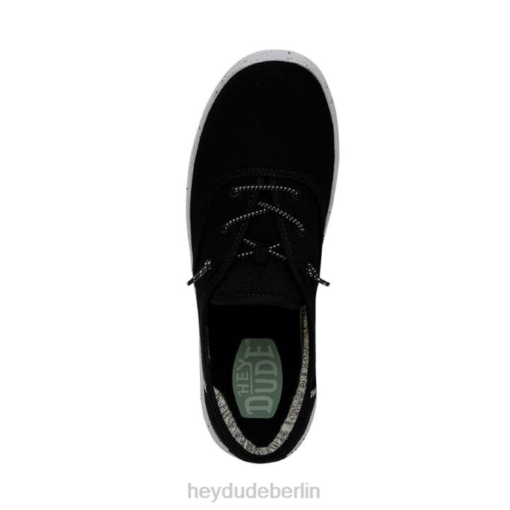 Conway Sport-Mesh Hey Dude Frauen 8JFX235 Schuhe Schwarz