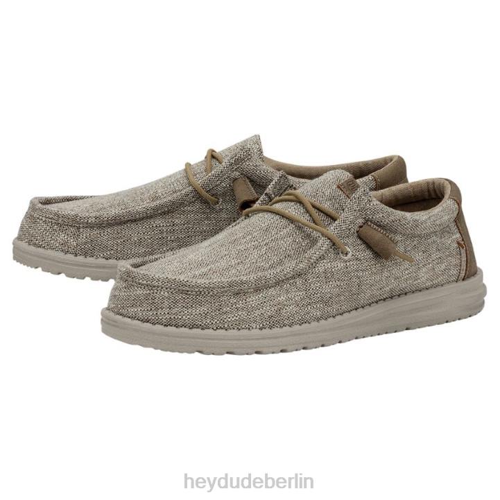 Wally Ascenden gewebt Hey Dude Männer 8JFX385 Schuhe Nussbaum