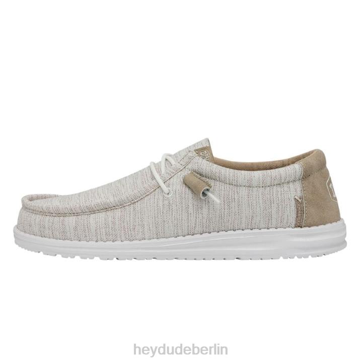 Wally Ascenden gewebt Hey Dude Männer 8JFX387 Schuhe Elfenbeinküste