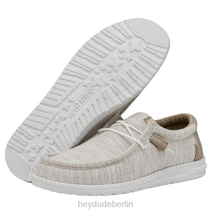 Wally Ascenden gewebt Hey Dude Männer 8JFX387 Schuhe Elfenbeinküste