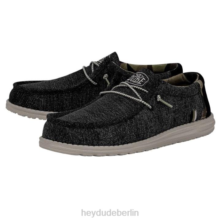 Wally-Boho-Denim Hey Dude Männer 8JFX355 Schuhe braun