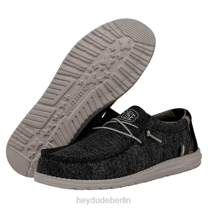 Wally-Boho-Denim Hey Dude Männer 8JFX355 Schuhe braun