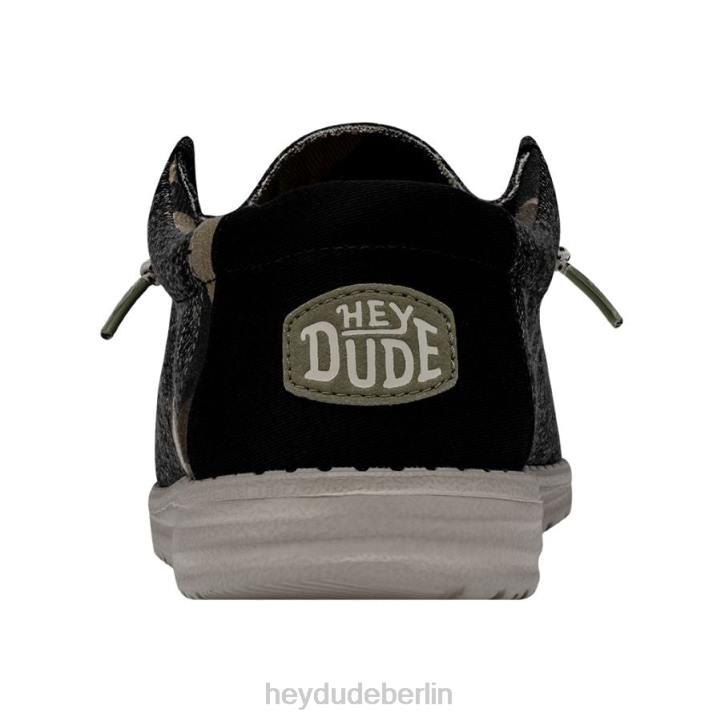 Wally-Boho-Denim Hey Dude Männer 8JFX355 Schuhe braun
