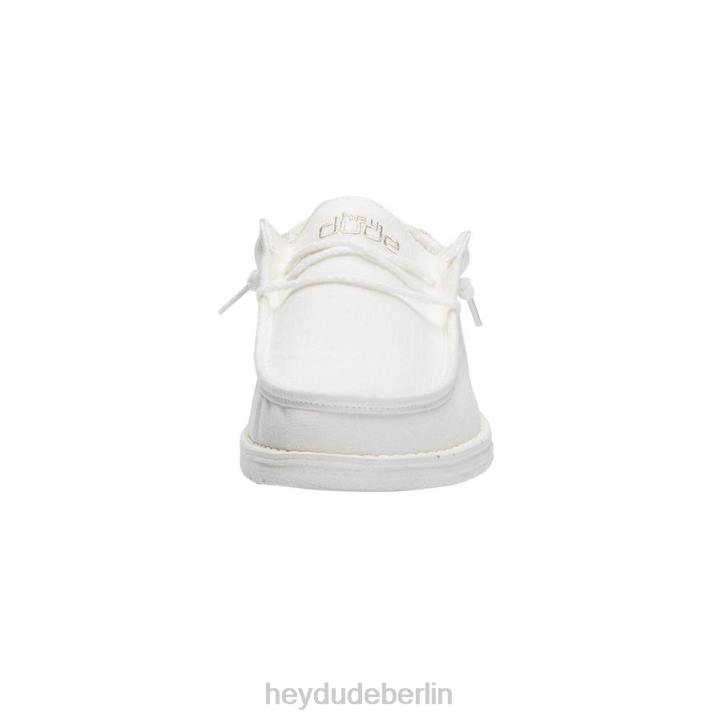 Wally Break Stitch Hey Dude Männer 8JFX357 Schuhe Weiß