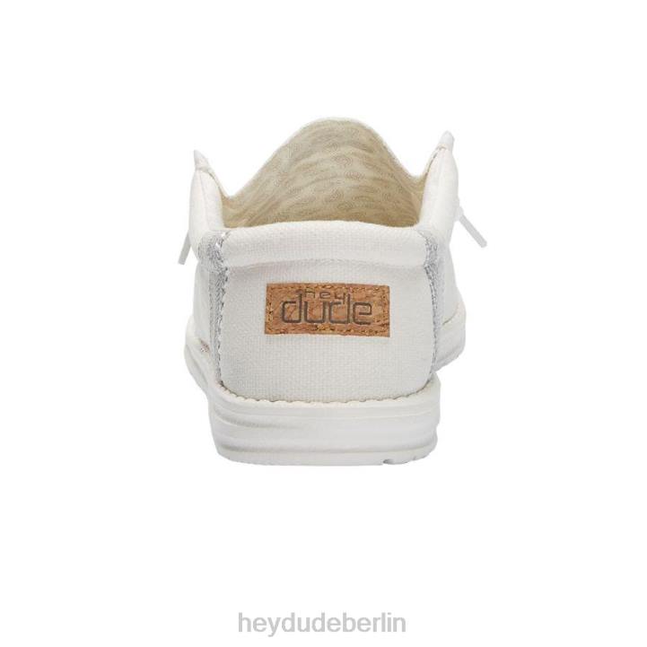 Wally Break Stitch Hey Dude Männer 8JFX357 Schuhe Weiß