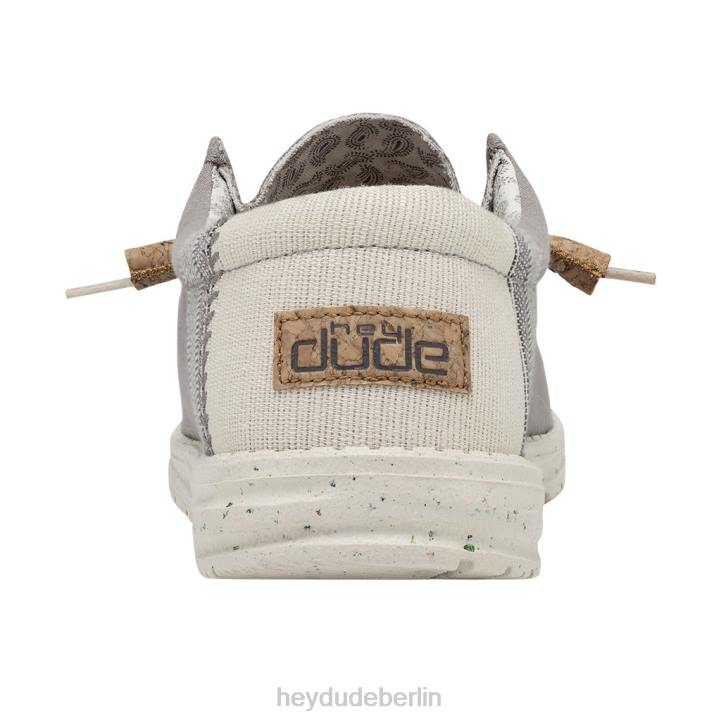 Wally Break Stitch Hey Dude Männer 8JFX358 Schuhe grau