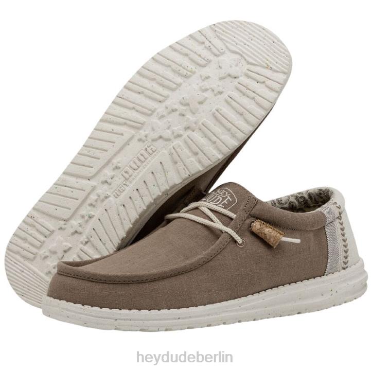 Wally Break Stitch Hey Dude Männer 8JFX361 Schuhe Ton