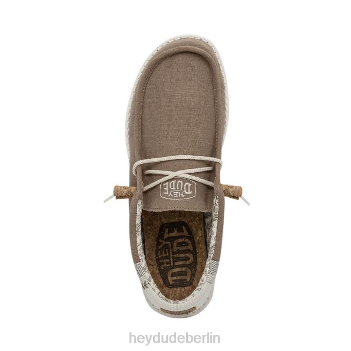 Wally Break Stitch Hey Dude Männer 8JFX361 Schuhe Ton