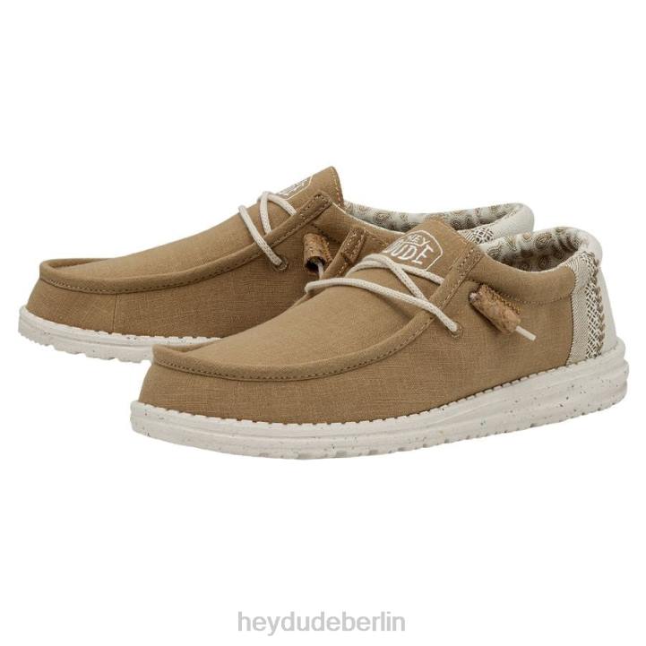 Wally Break Stitch Hey Dude Männer 8JFX448 Schuhe okra