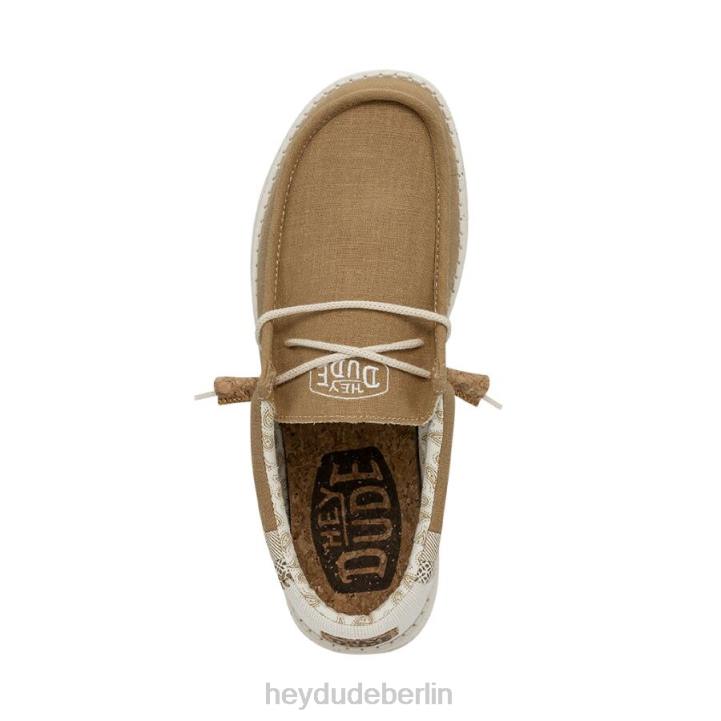 Wally Break Stitch Hey Dude Männer 8JFX448 Schuhe okra