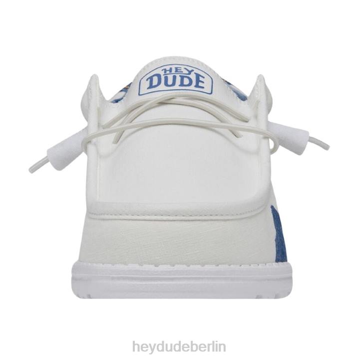 Wally Colorado Aquarell Hey Dude Männer 8JFX368 Schuhe Weiß