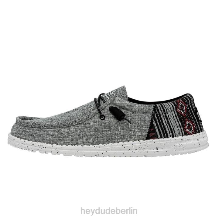Wally Funk Hey Dude Männer 8JFX450 Schuhe Jacquard, schwarz, aztekisch