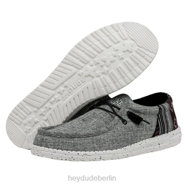 Wally Funk Hey Dude Männer 8JFX450 Schuhe Jacquard, schwarz, aztekisch