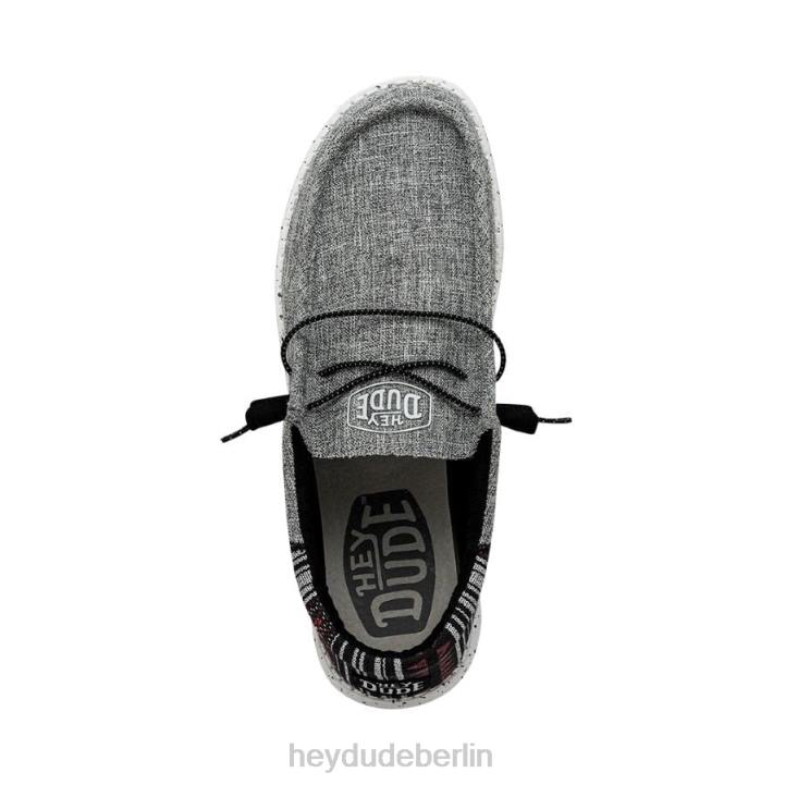 Wally Funk Hey Dude Männer 8JFX450 Schuhe Jacquard, schwarz, aztekisch