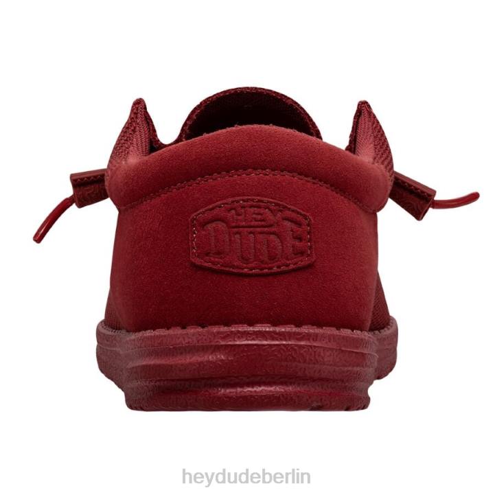 Wally Funk Mono Hey Dude Männer 8JFX384 Schuhe Rot