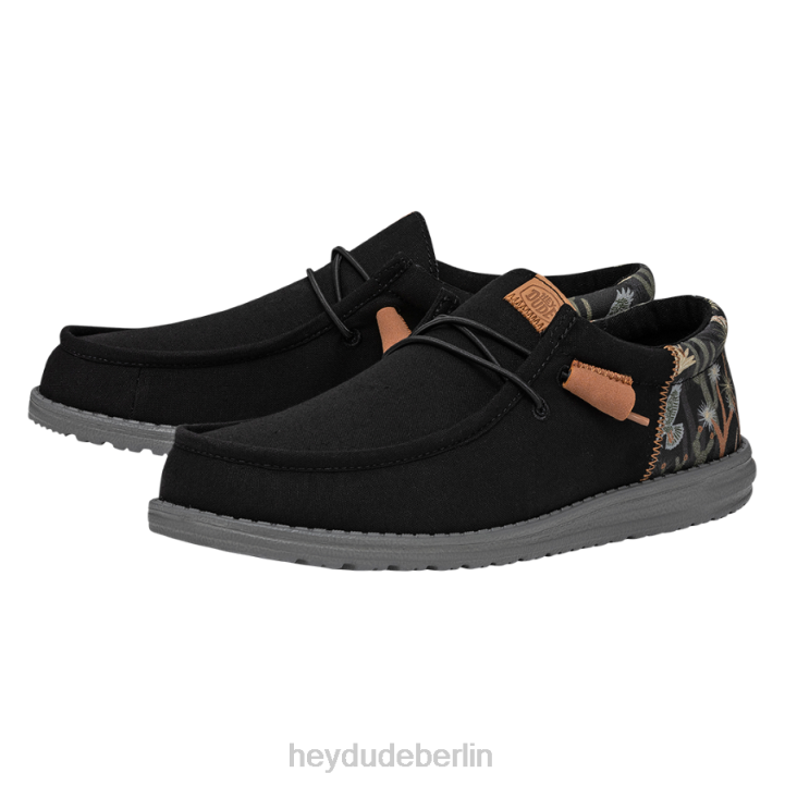 Wally-Funk-Oase Hey Dude Männer 8JFX308 Schuhe Schwarz