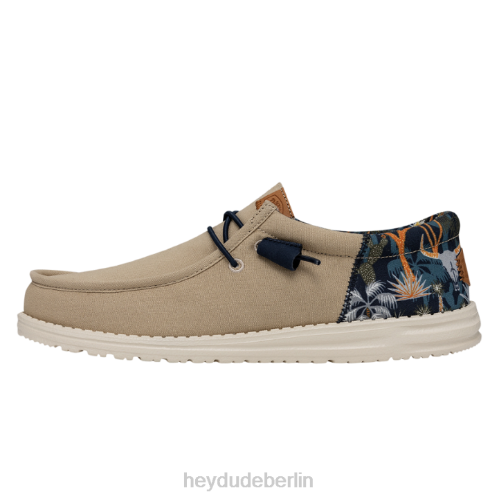 Wally-Funk-Oase Hey Dude Männer 8JFX309 Schuhe bräunen