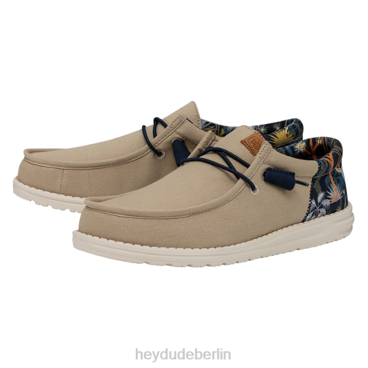 Wally-Funk-Oase Hey Dude Männer 8JFX309 Schuhe bräunen