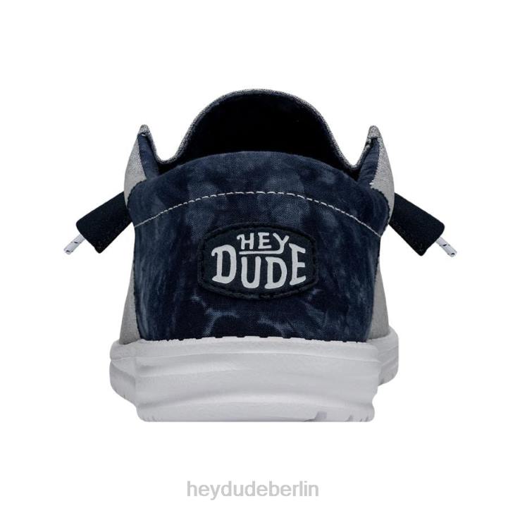 Wally Funk Tie Dye Hey Dude Männer 8JFX350 Schuhe Indigo