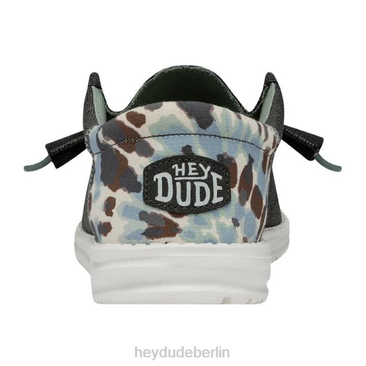 Wally Funk Tie Dye Hey Dude Männer 8JFX351 Schuhe grau
