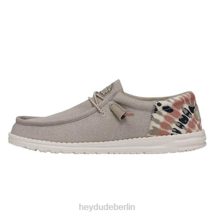 Wally Funk Tie Dye Hey Dude Männer 8JFX352 Schuhe bräunen