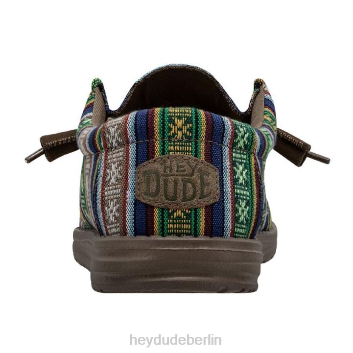 Wally Serape Hey Dude Männer 8JFX438 Schuhe blaue Schlucht