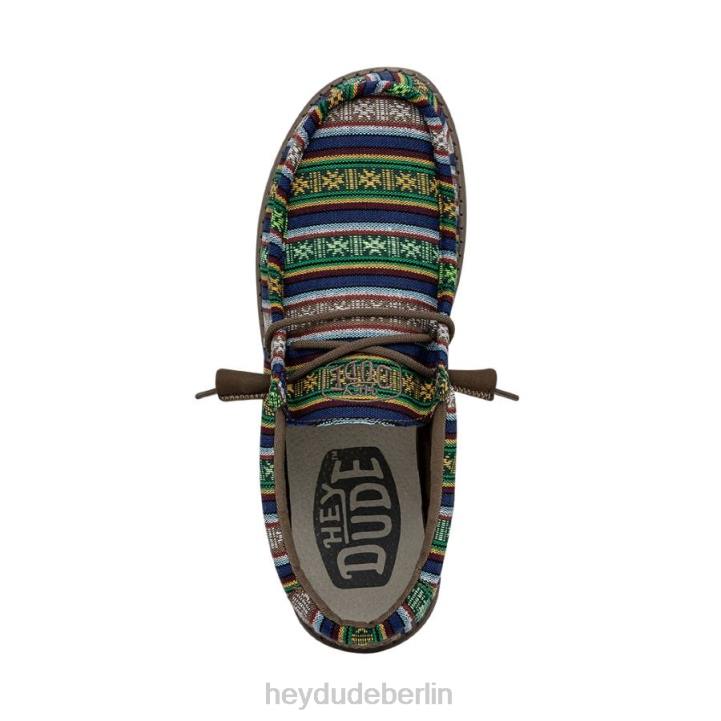 Wally Serape Hey Dude Männer 8JFX438 Schuhe blaue Schlucht