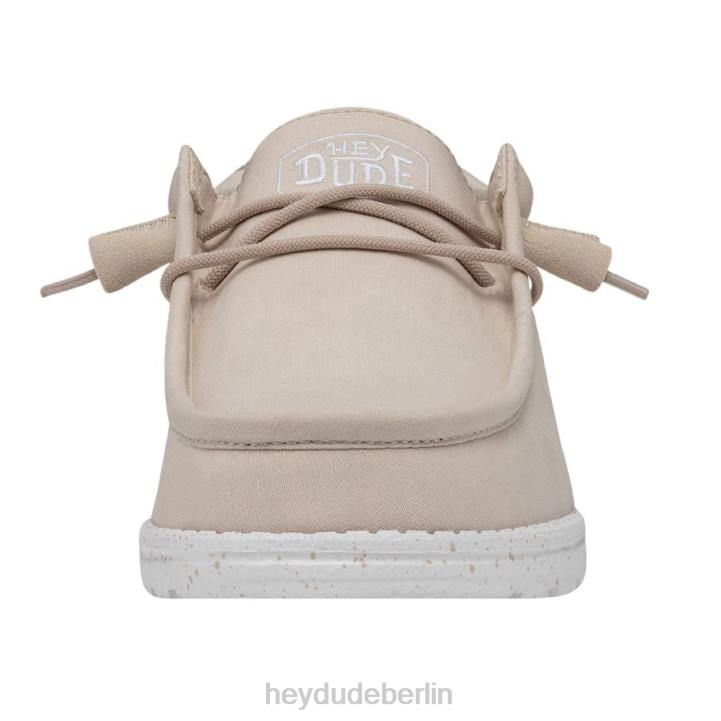 Wally-Slub-Canvas Hey Dude Männer 8JFX424 Schuhe natürlich