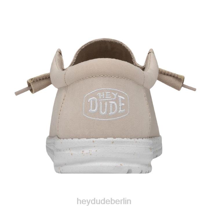 Wally-Slub-Canvas Hey Dude Männer 8JFX424 Schuhe natürlich