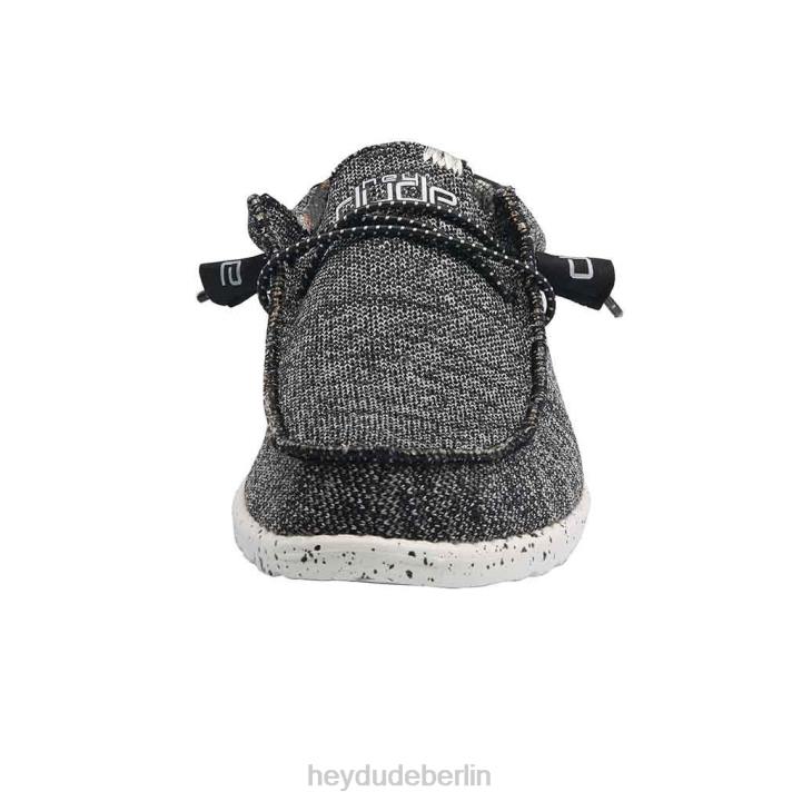Wally Sox Hey Dude Männer 8JFX335 Schuhe Schwarz-Weiss