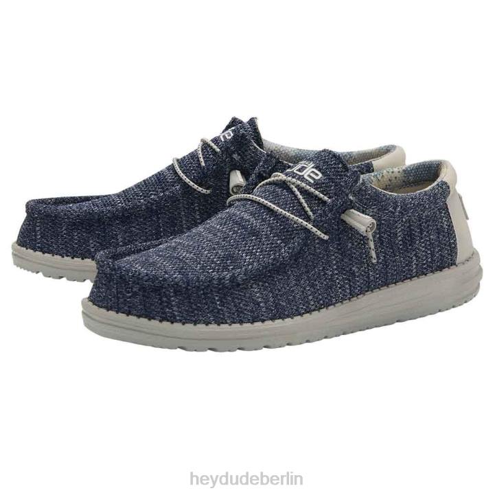 Wally Sox Hey Dude Männer 8JFX341 Schuhe mondbeschienener Ozean