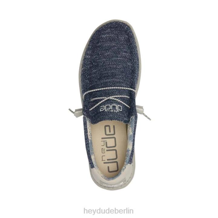 Wally Sox Hey Dude Männer 8JFX341 Schuhe mondbeschienener Ozean