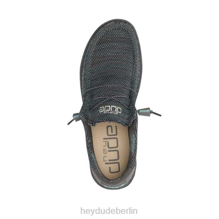 Wally Sox Hey Dude Männer 8JFX346 Schuhe Asphalt Azur