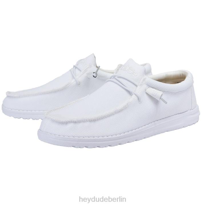 Wally Sox Hey Dude Männer 8JFX458 Schuhe Arktisches Weiß