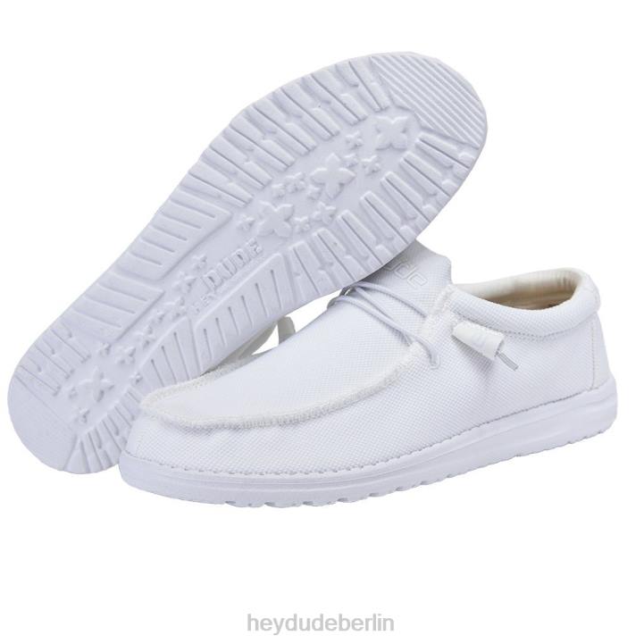 Wally Sox Hey Dude Männer 8JFX458 Schuhe Arktisches Weiß