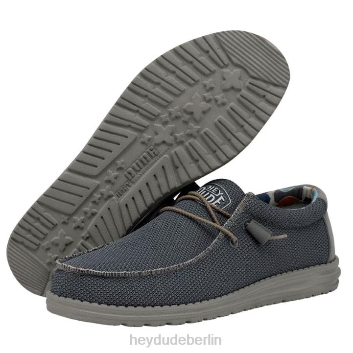 Wally Sox Triple Needle Hey Dude Männer 8JFX441 Schuhe blauer Schatten