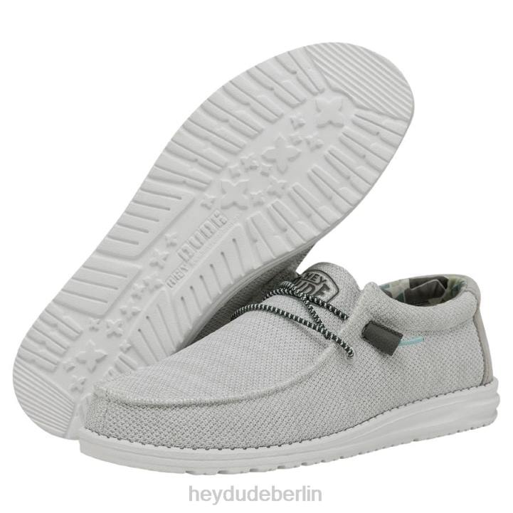 Wally Sox Triple Needle Hey Dude Männer 8JFX442 Schuhe Stern weiß