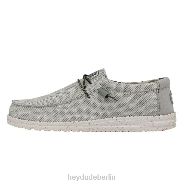 Wally Sox Triple Needle Hey Dude Männer 8JFX444 Schuhe Nebel