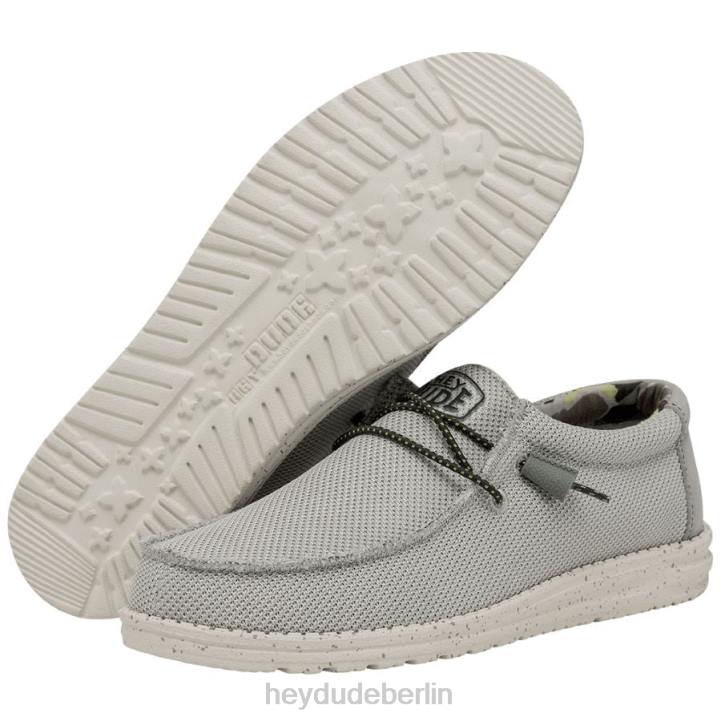Wally Sox Triple Needle Hey Dude Männer 8JFX444 Schuhe Nebel