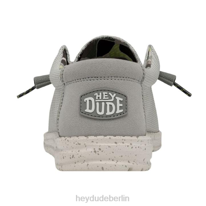 Wally Sox Triple Needle Hey Dude Männer 8JFX444 Schuhe Nebel