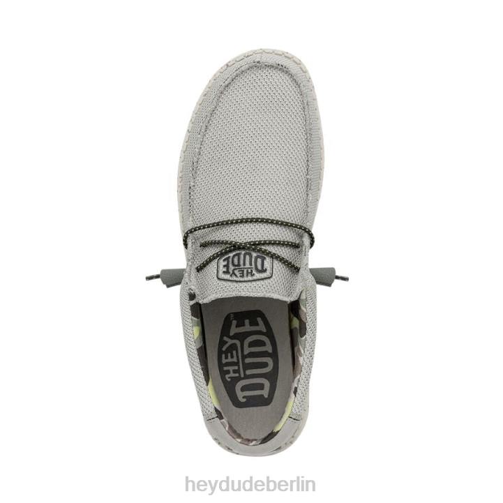 Wally Sox Triple Needle Hey Dude Männer 8JFX444 Schuhe Nebel