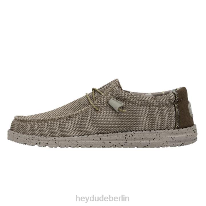 Wally Sox Triple Needle Hey Dude Männer 8JFX445 Schuhe Kamel