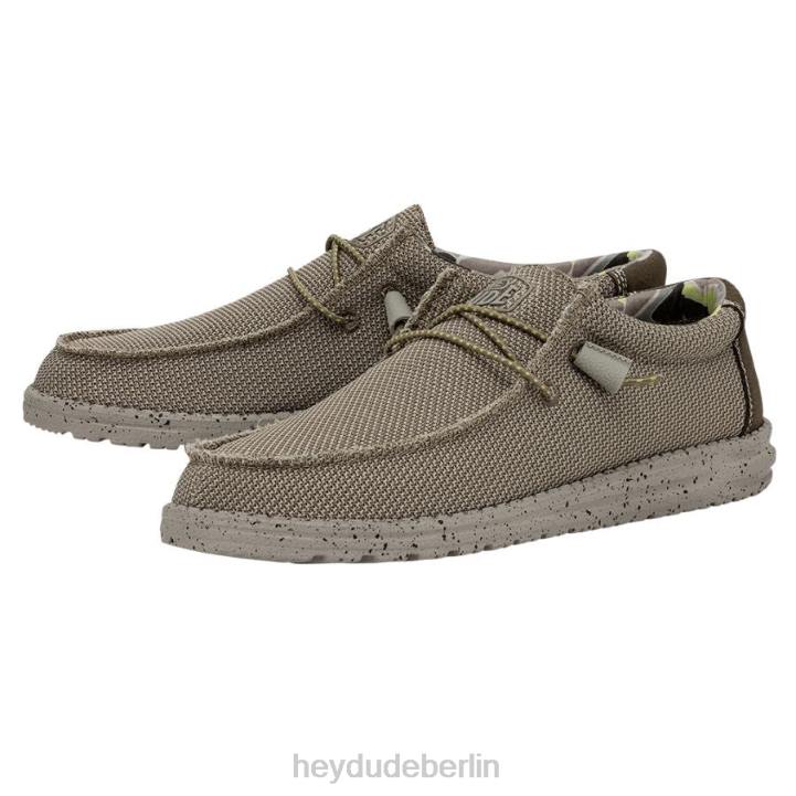 Wally Sox Triple Needle Hey Dude Männer 8JFX445 Schuhe Kamel
