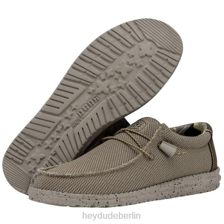 Wally Sox Triple Needle Hey Dude Männer 8JFX445 Schuhe Kamel